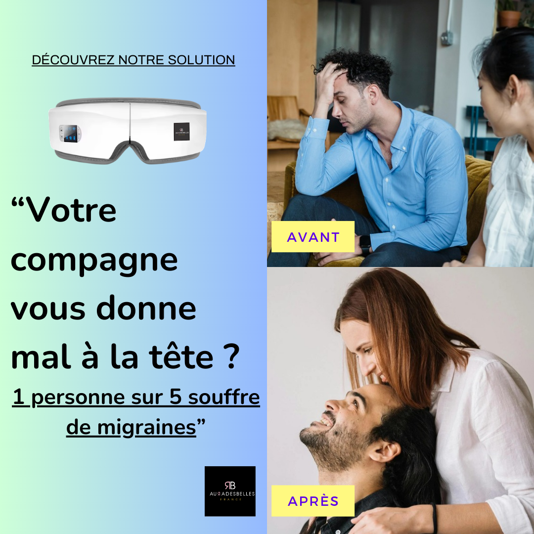 Masseur de visage anti-migraine