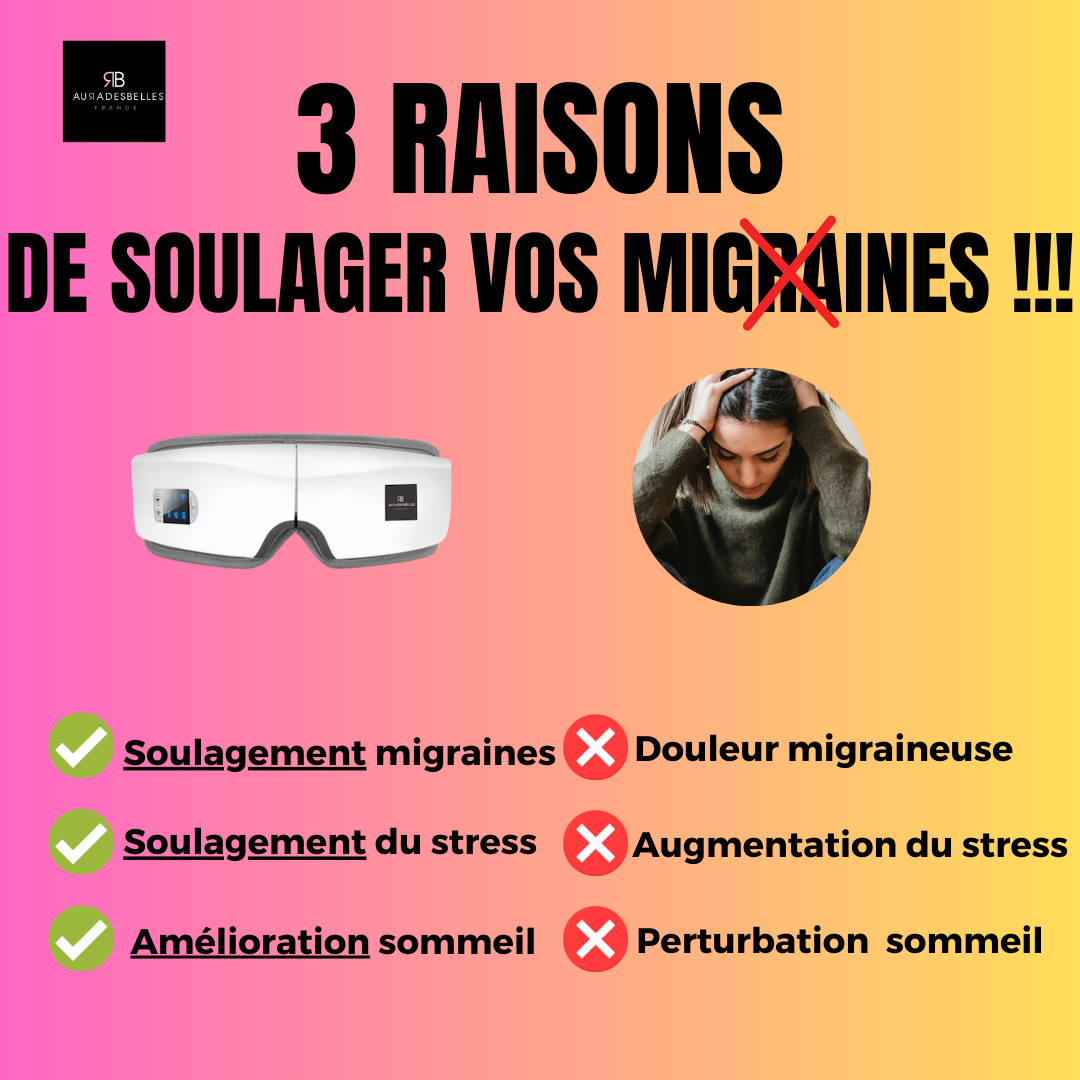Masseur de visage anti-migraine