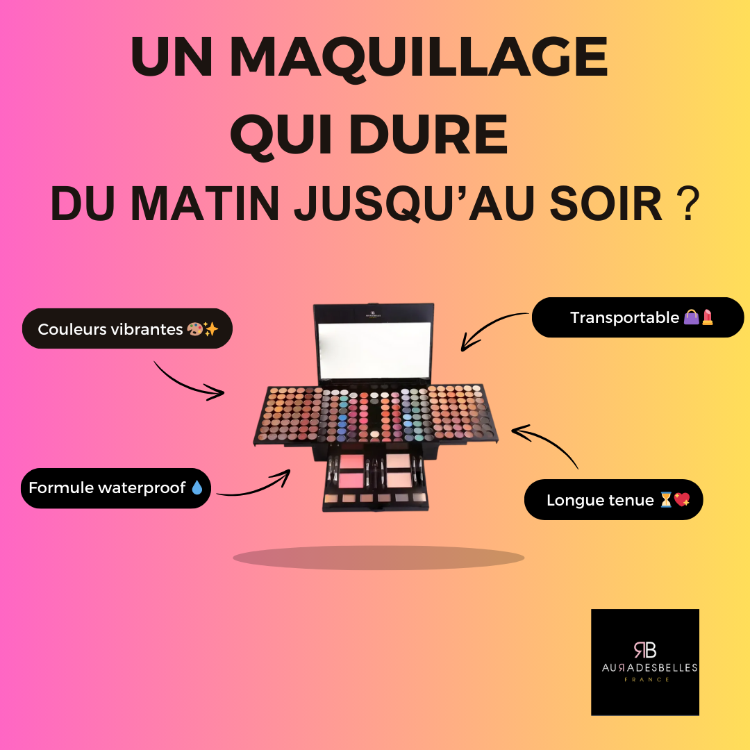 Coffret de maquillage transportable