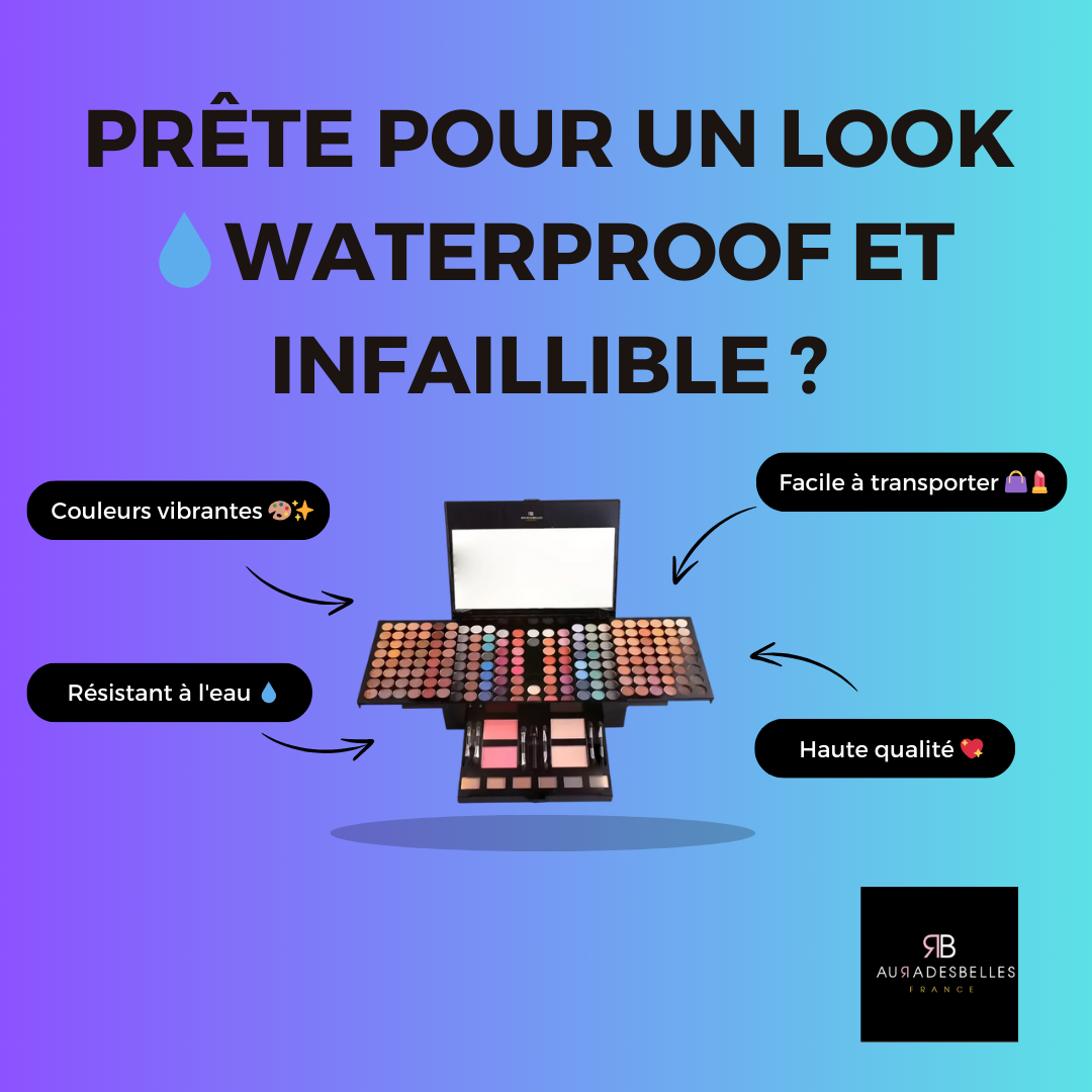 Coffret de maquillage transportable